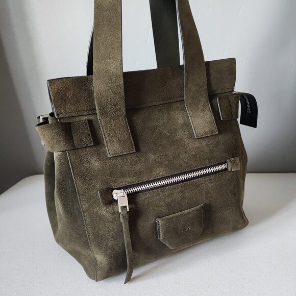 All Saints Suede Tote "EUC" - Picture 11 of 16